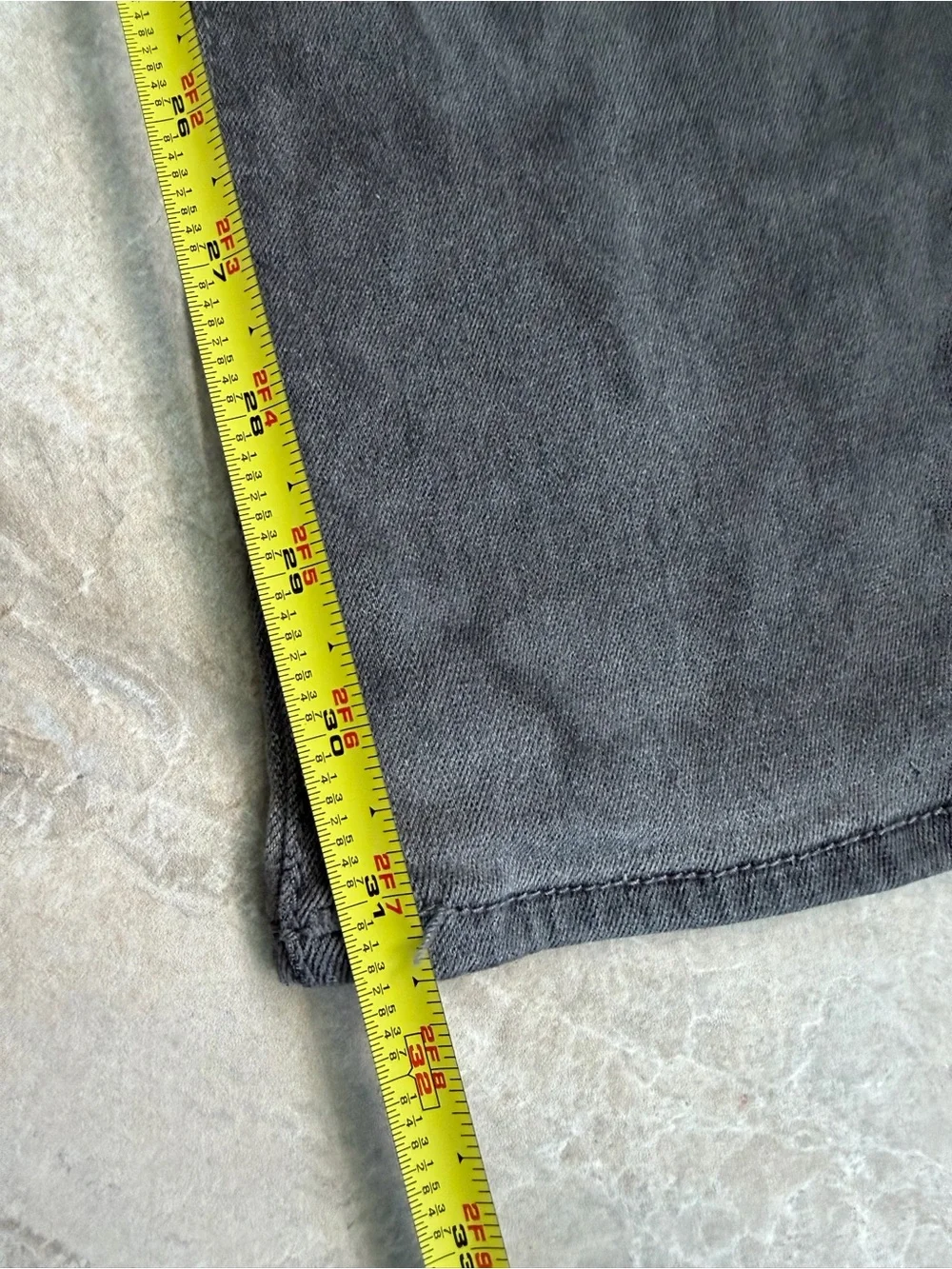 True Religion Men's Rocco Relaxed Skinny Gray Washed Jeans